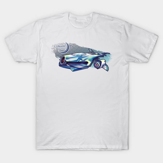 Redout - Graphic Lunare Scuderia T-Shirt by 34bigthings